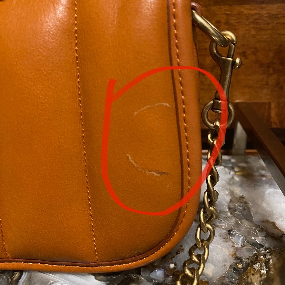 Coach Tan Leather Shoulder Bag - Picture 12 of 12